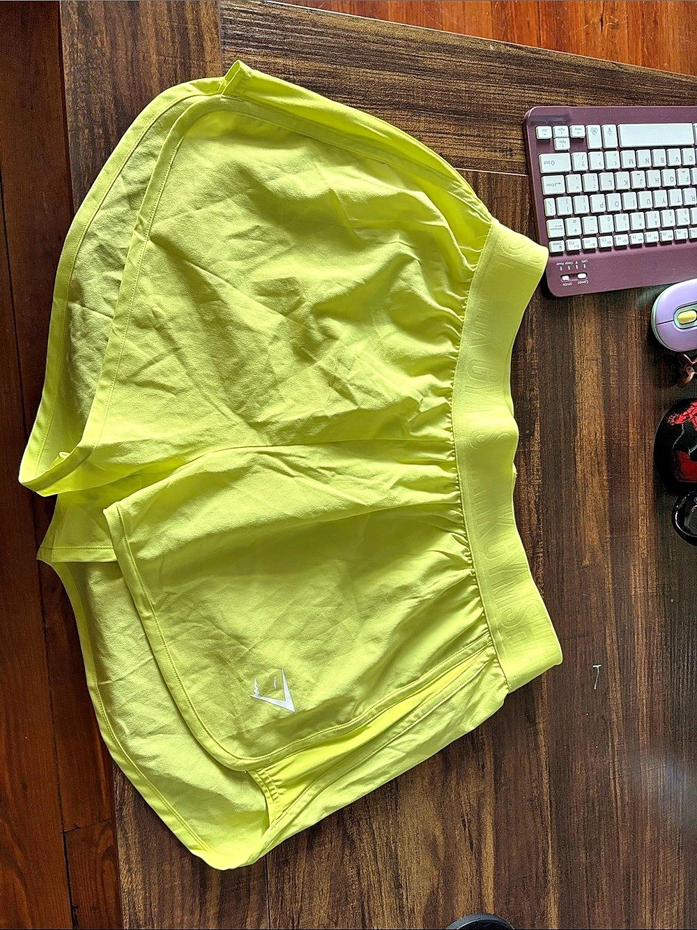 Gymshark Flutter Woven Shorts Yellow